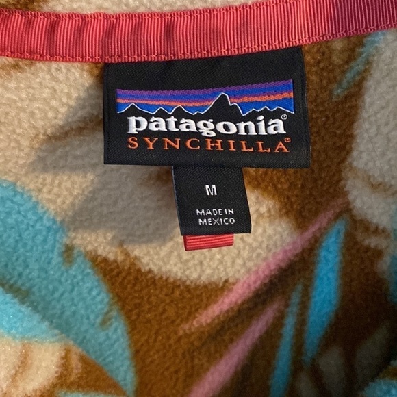Patagonia Synchilla Snap T Feather Dance EUC - Picture 4 of 10